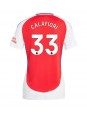 Billige Arsenal Riccardo Calafiori #33 Hjemmedrakt Dame 2024-25 Kortermet